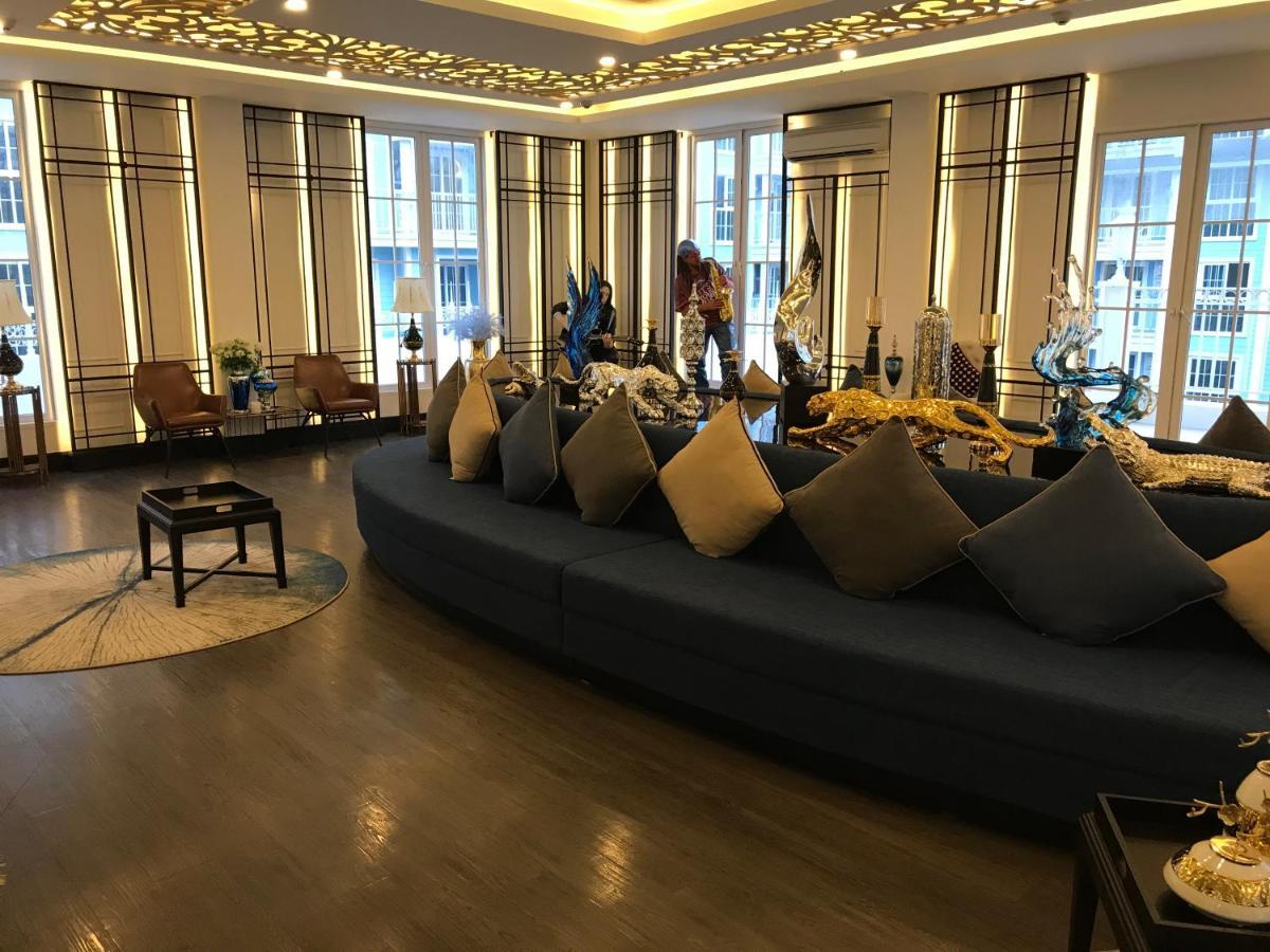 Grand Florida芭提雅带免费游泳池温泉和健身房和办公区水上花园公寓e208 Na Chom Thian Dış mekan fotoğraf
