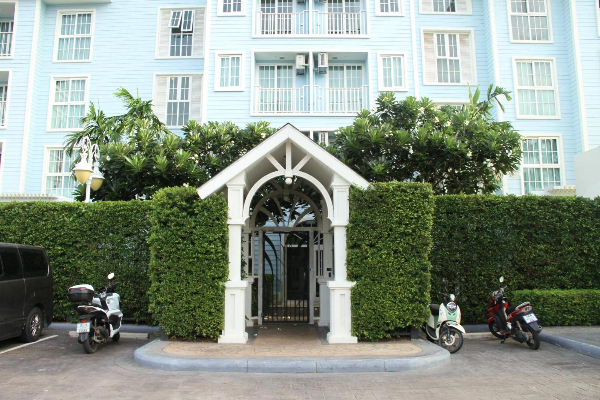 Grand Florida芭提雅带免费游泳池温泉和健身房和办公区水上花园公寓e208 Na Chom Thian Dış mekan fotoğraf