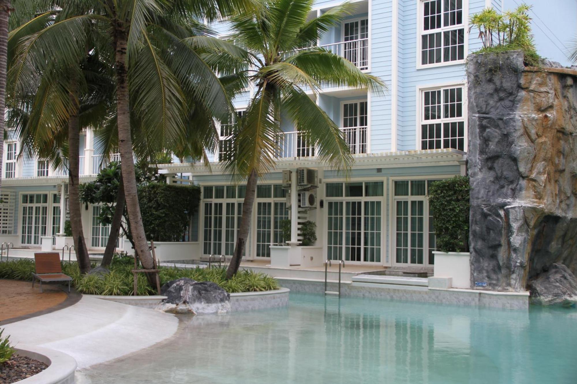 Grand Florida芭提雅带免费游泳池温泉和健身房和办公区水上花园公寓e208 Na Chom Thian Dış mekan fotoğraf
